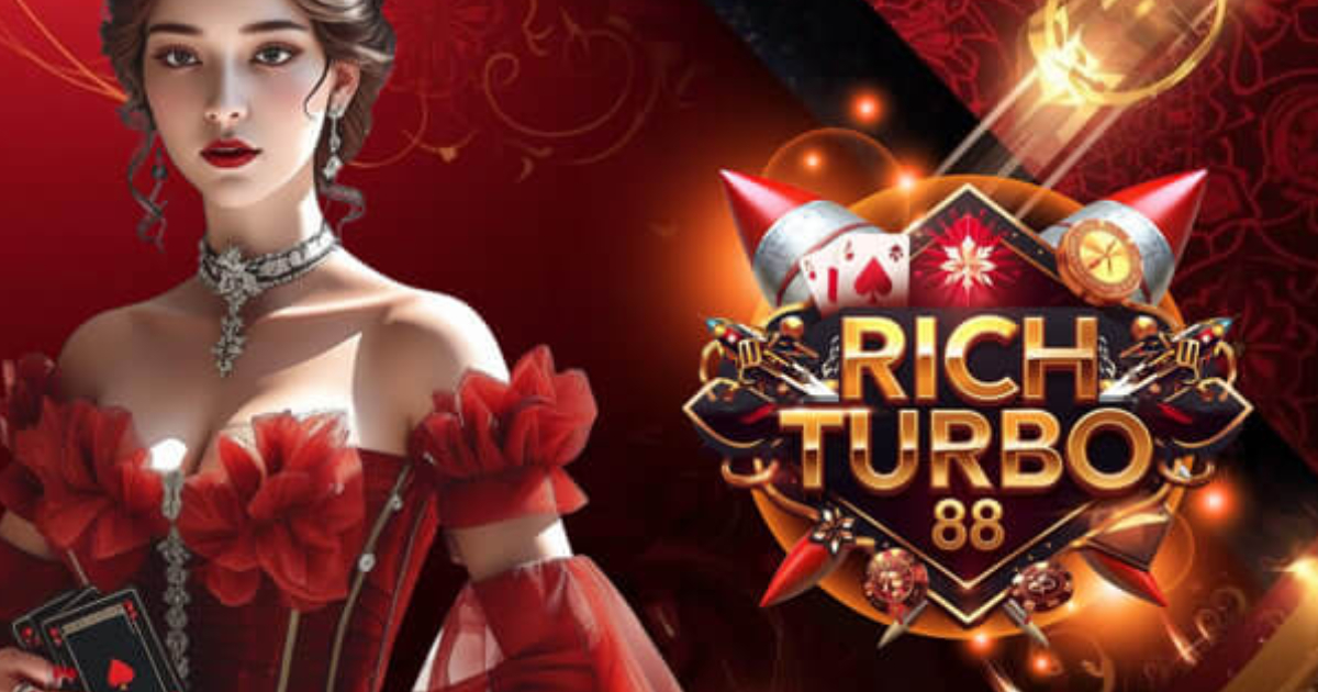 Main banner showing the Rich Turbo Casino information hub with access and app guidance highlights